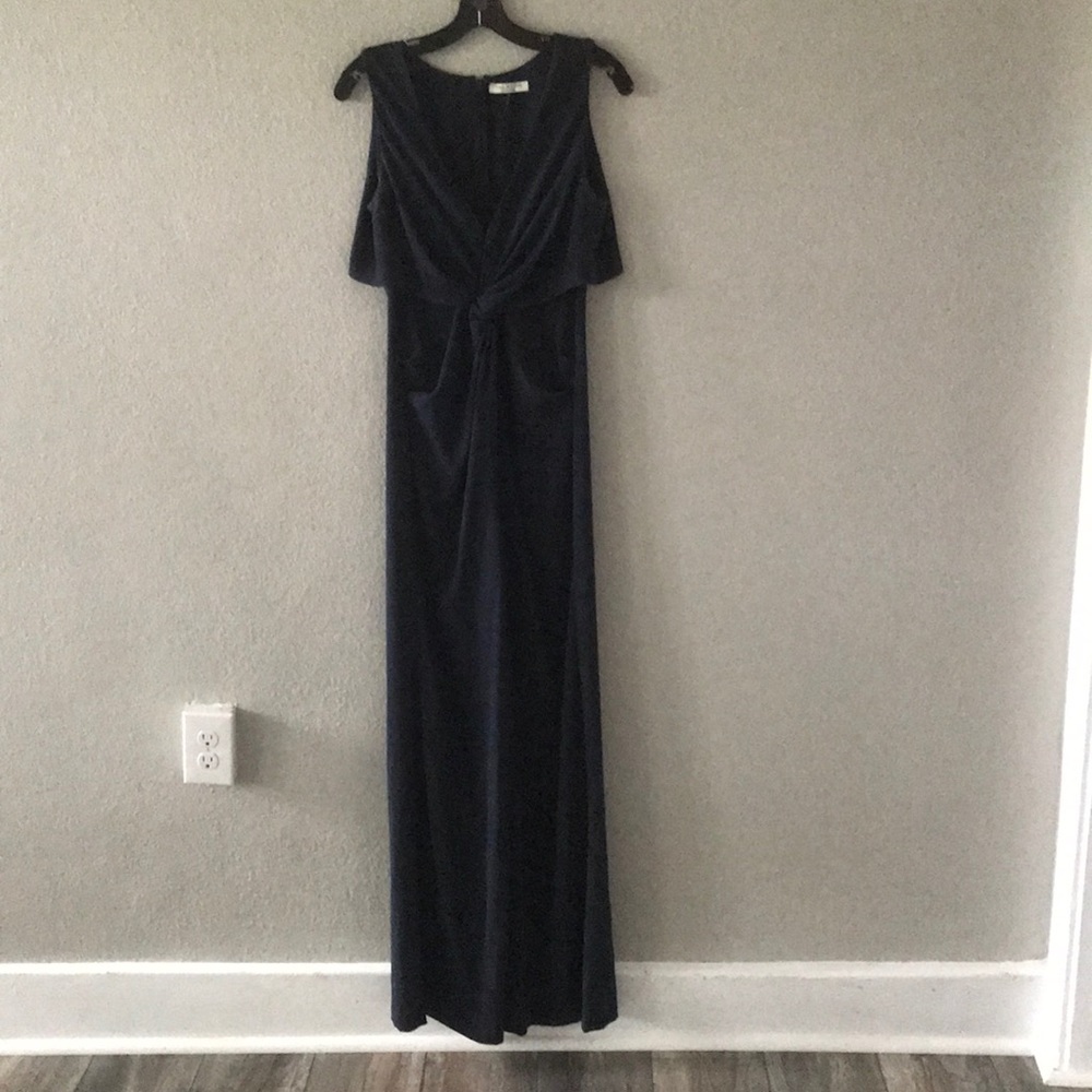 Halston Heritage Navy Jumpsuit